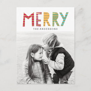 Postkort för roligt Merry Helgdag Helg Vykort
