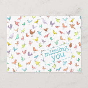 Postkort för Roligt saknas Vykort