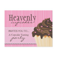 Postkort för Rosa-bakverk