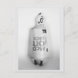 Postkort för Rubber Chicken Återvinna Mode Vykort