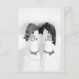 Postkort för Rubber Chicken Porträtt Vykort