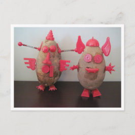 Postkort för rymdpotatis vykort