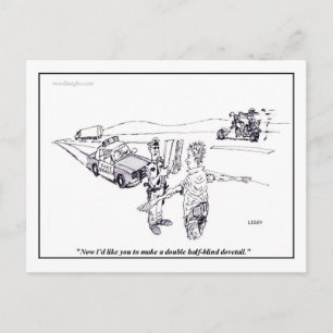 Postkort för säkerhetstest i fält vykort