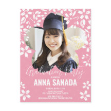 Postkort för SAKURA-Studentfestens inbjudan