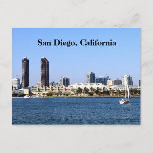 Postkort för San Diego Bay-vy Vykort