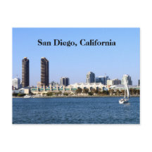 Postkort för San Diego | Bay-vy