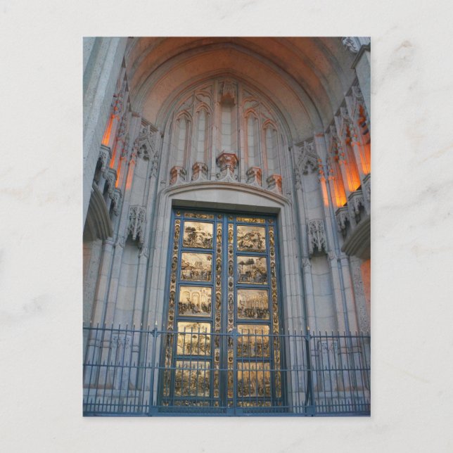 Postkort för San Francisco Ghiberti Doors Vykort (Framsida)