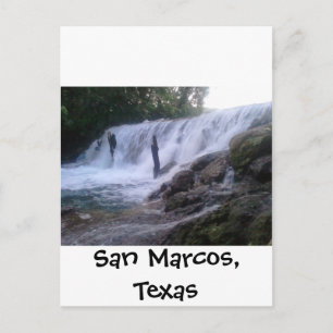 Postkort för San Marcos River Falls Vykort