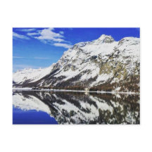 Postkort för schweiziska Alpernor