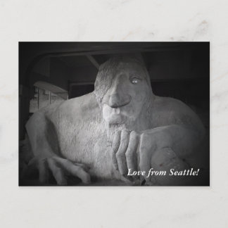 Postkort för Seattle Fremont Troll Vykort