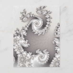 Postkort för silver Dubbla Spiral Vykort