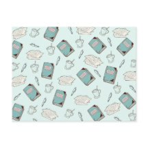 Postkort för skrivarleveranser