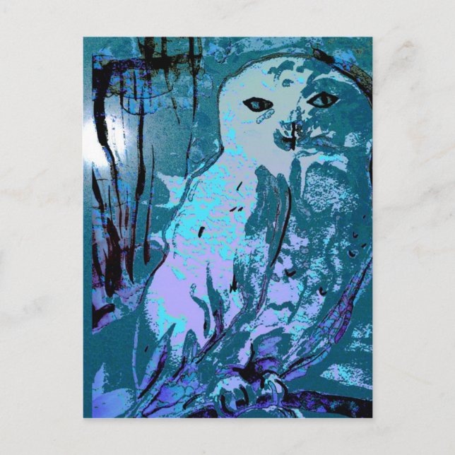 Postkort för Snök Uggla Vykort (Framsida)