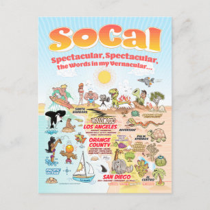 Postkort för SoCal Scene Vykort