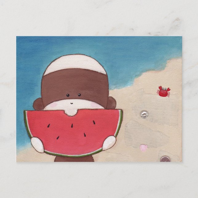 Postkort för sommaruppehåll vykort (Framsida)