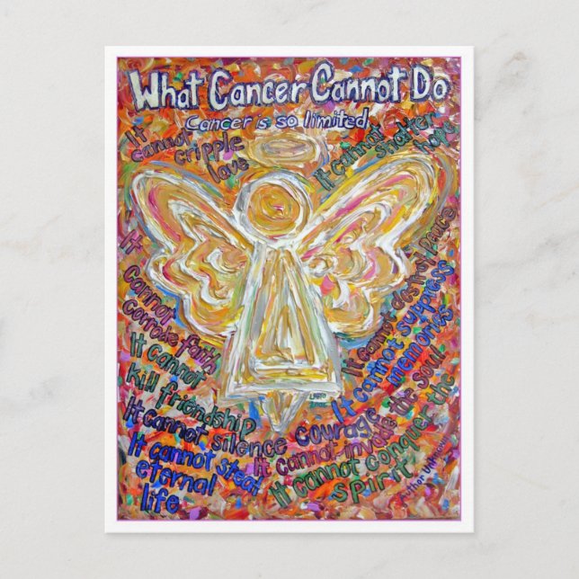 Postkort för Southwest Cancer Angel Vykort (Framsida)