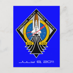 Postkort för Space Shuttle Atlantis Vykort