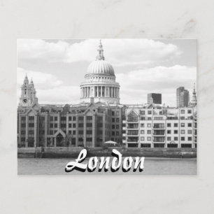 Postkort för St Pauls cathedral London vintage Vykort