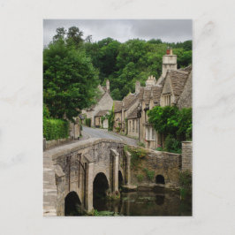Postkort för stadsstaden Castle Combe Vykort