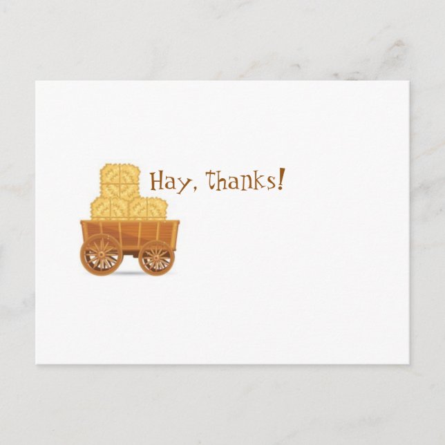 Postkort för Tack av gård Vykort (Framsida)