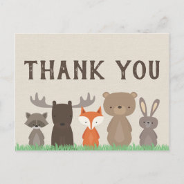 Postkort för Tack av trädbevuxen babykläder Vykort