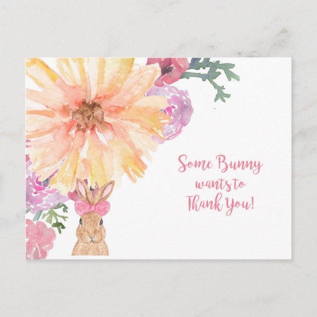 Postkort för Tack - födelsedag eller Påsk Vykort (Framsida)