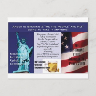 Postkort för Tea Party Vykort