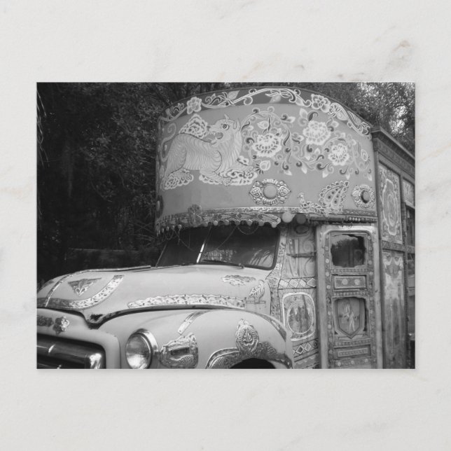 Postkort för tibetanska Buss Vykort (Framsida)