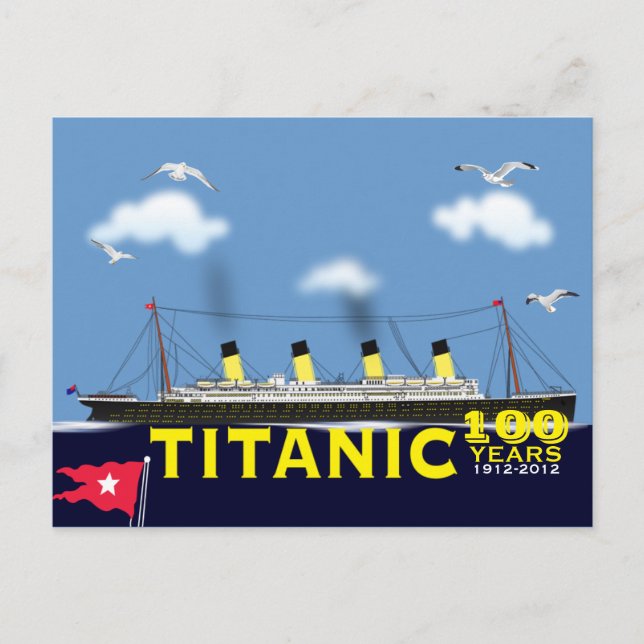 Postkort för Titanic Tragedy-årsdagen Vykort (Framsida)