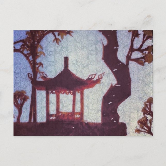 Postkort för träbyar vykort (Framsida)