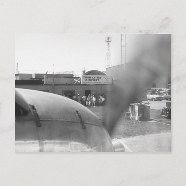 Postkort för Twin Cities flygplats Vykort (Framsida)