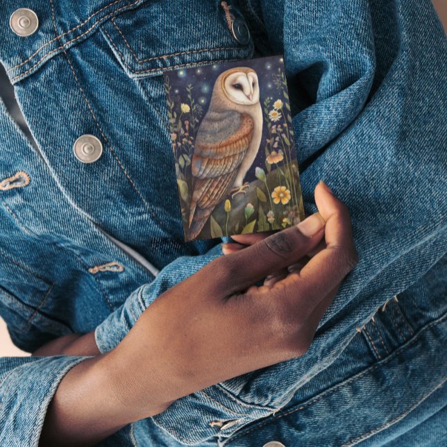 Postkort för Uggla i midnatt Vykort (An example of the artwork we use for design)