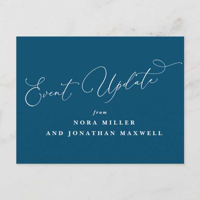 Postkort för uppdatering av skripthändelse vykort (Framsida)