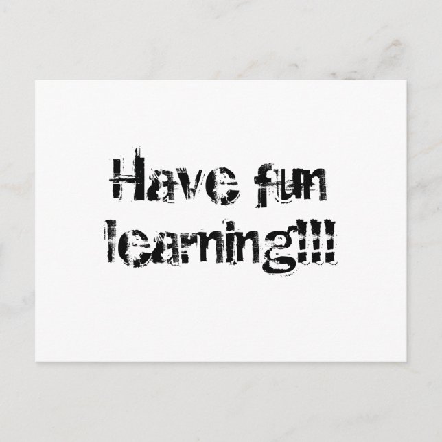 Postkort för utbildningscenter i småbarn vykort (Framsida)