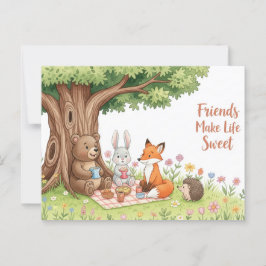 Postkort för Vänskap i internationell Vykort