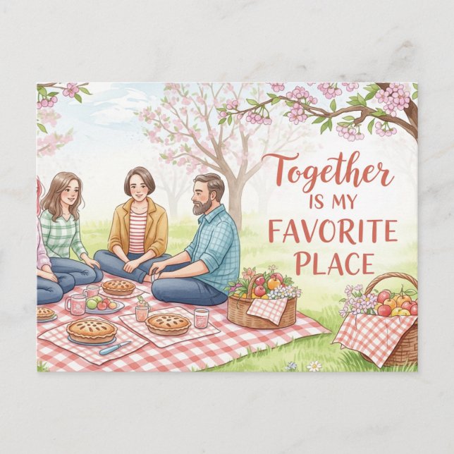 Postkort för Vänskap i internationell Vykort (Framsida)