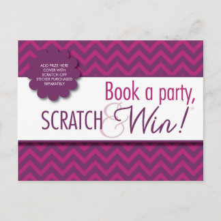 Postkort för värdinna Scratcher/Instructions - FAC Vykort