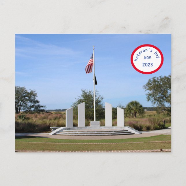 Postkort för veterandagen vykort (Framsida)