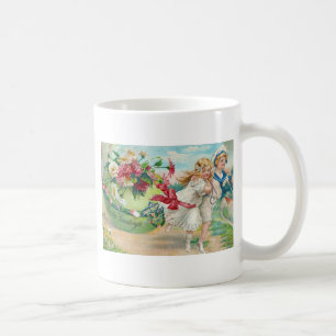 Postkort för Vintage i påsk Hälsning Kaffemugg