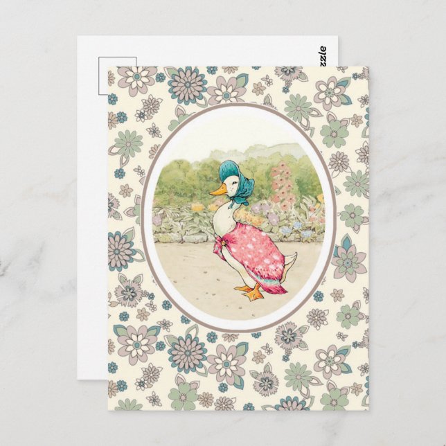 Postkort för vintage Påsk Vykort (Fram/baksida)