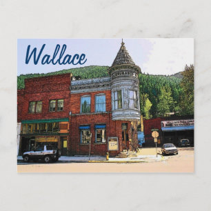 Postkort för Wallace (ID) Vykort