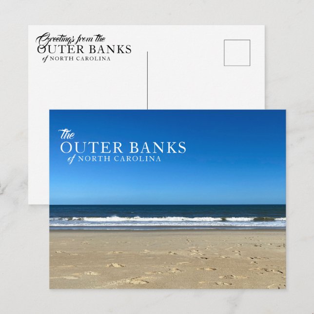 Postkort för yttre Banker Vykort (Fram/baksida)