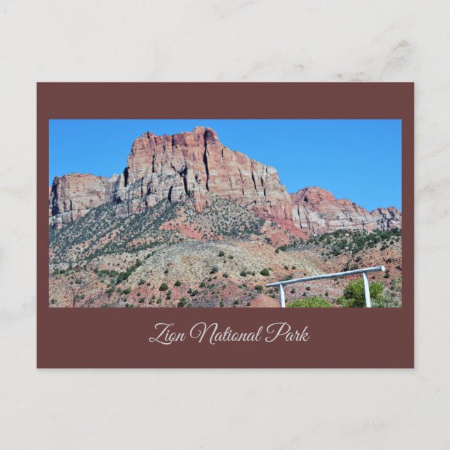 Postkort för Zion National Park Helg Vykort (Framsida)
