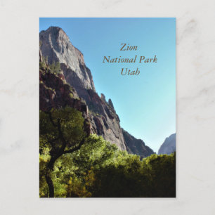 Postkort för Zion National Park Utah Helg Vykort