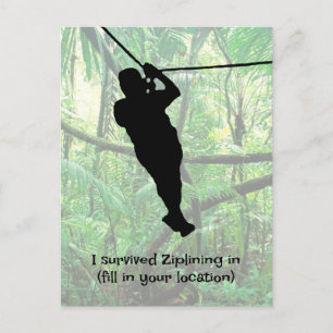 Postkort för Zipline Vykort