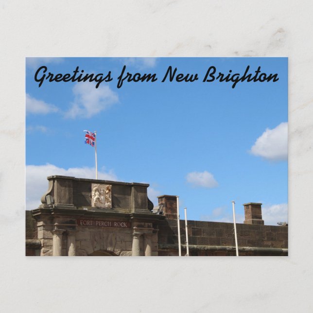 Postkort "Fort Perch Sten" Vykort (Framsida)