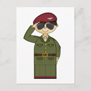 Postkort från den brittiska armén vykort