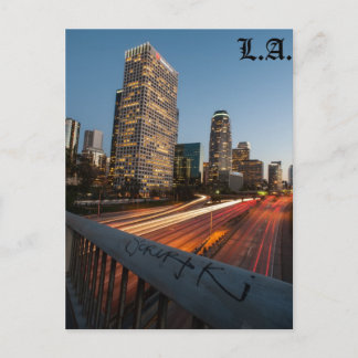 Postkort från Downtown L.A. Vykort