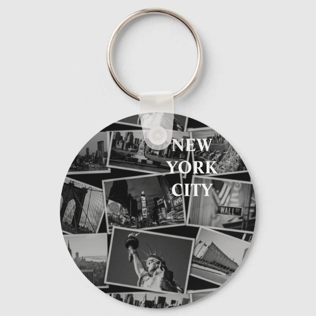 Postkort från NY-nyckelkedja Nyckelring (Framsida)