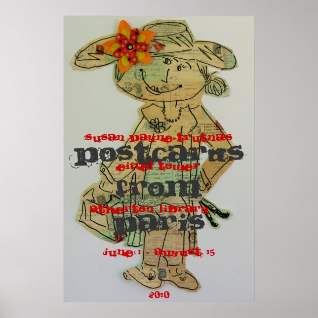 Postkort från Paris Poster (Framsidan)